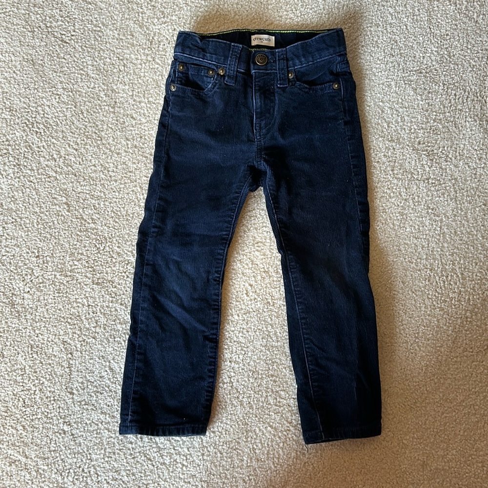 JCrew Crewcuts corduroy boys pants